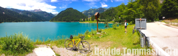 Bicicletta lago di Sauris (udine)